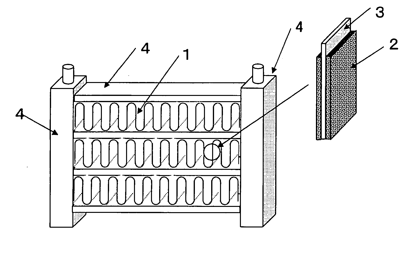 Heat Exchange Module of a Sorptive Type and a Method for the Manufacture Thereof