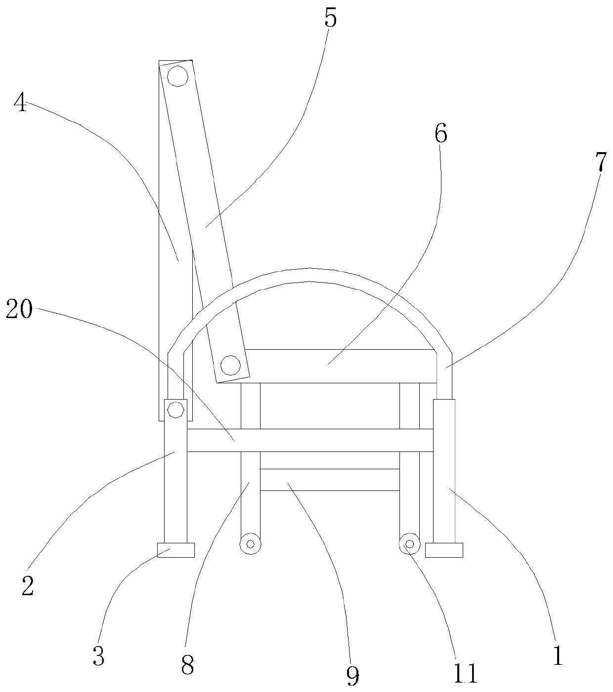 Intelligent sensing accompanying chair