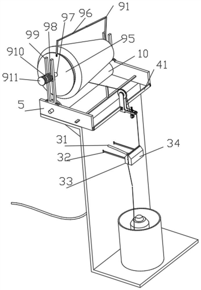 Wool-like yarn and processing technology and device