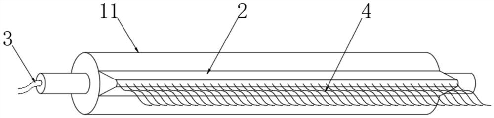 Double-layer composite aluminum film gas release type preparation process