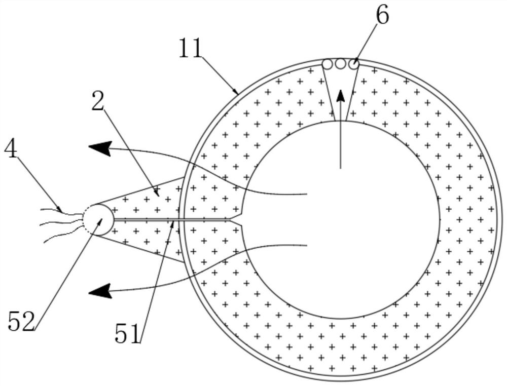 Double-layer composite aluminum film gas release type preparation process