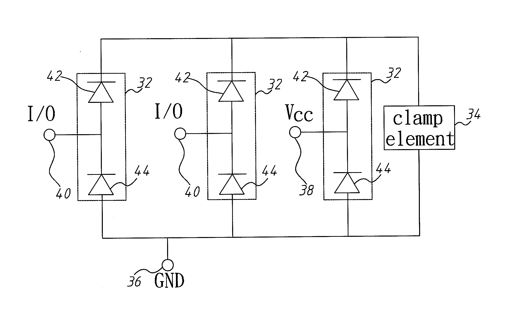 Transient voltage suppressor for multiple pin assignments