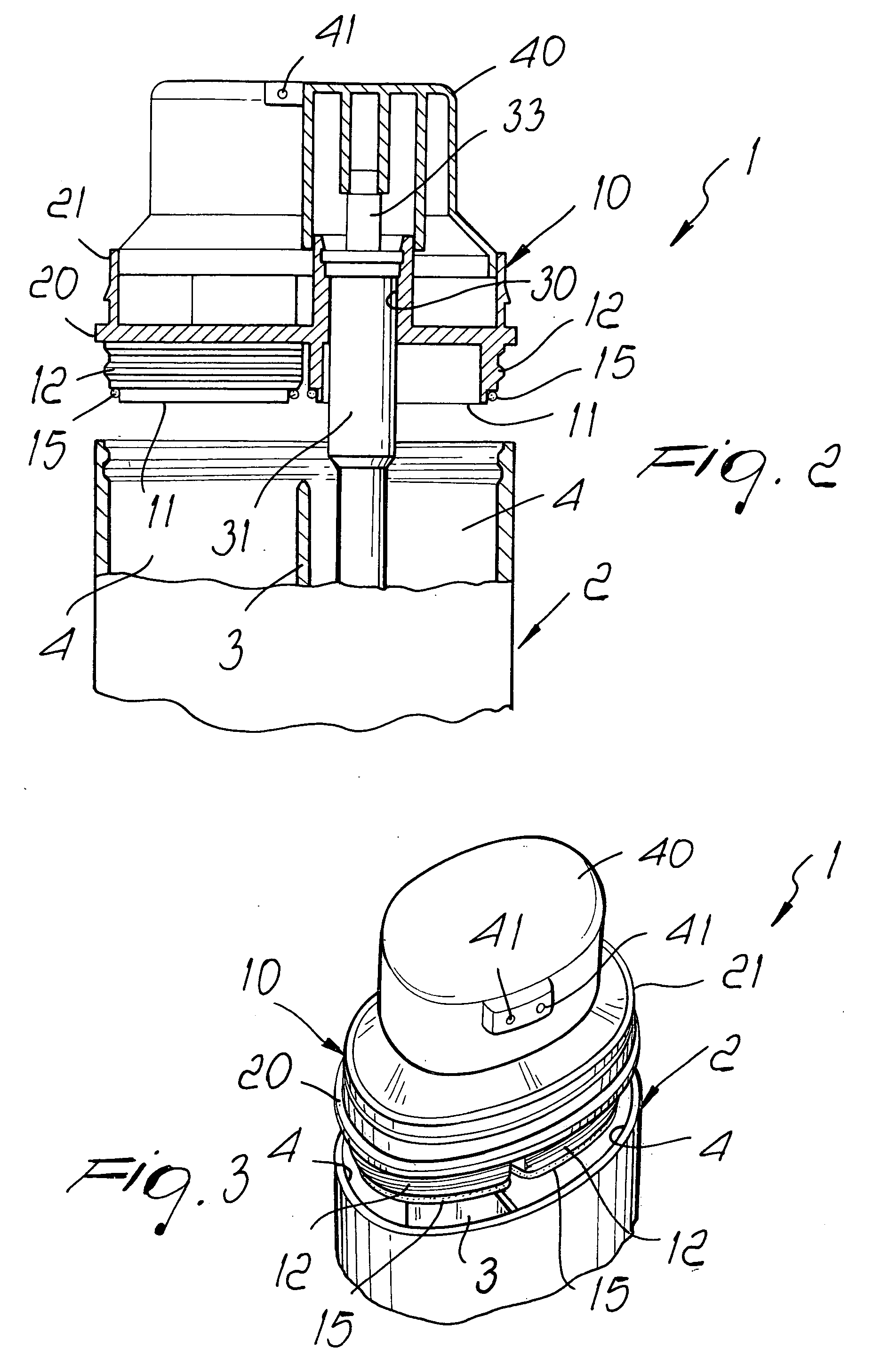 Container for dispensing separate products