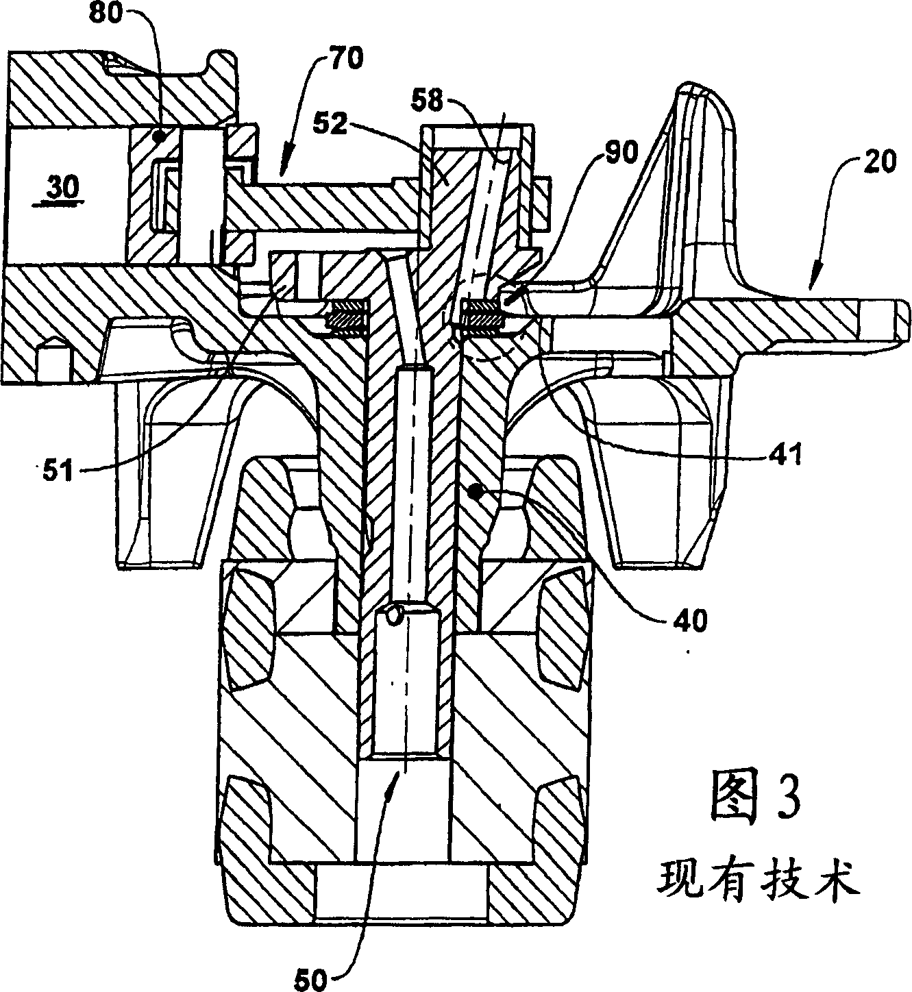 Axial bearing structure for closed compressor