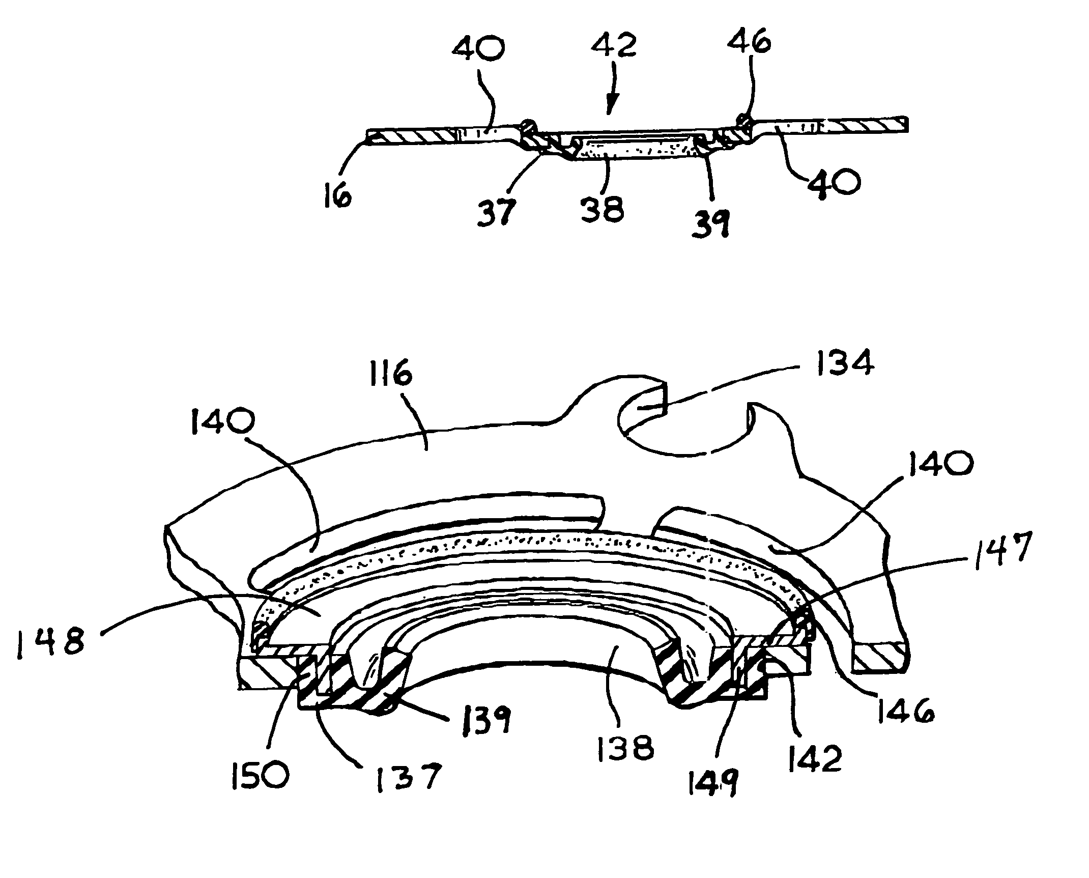 Motor mounting and sealing arrangement for a power tool