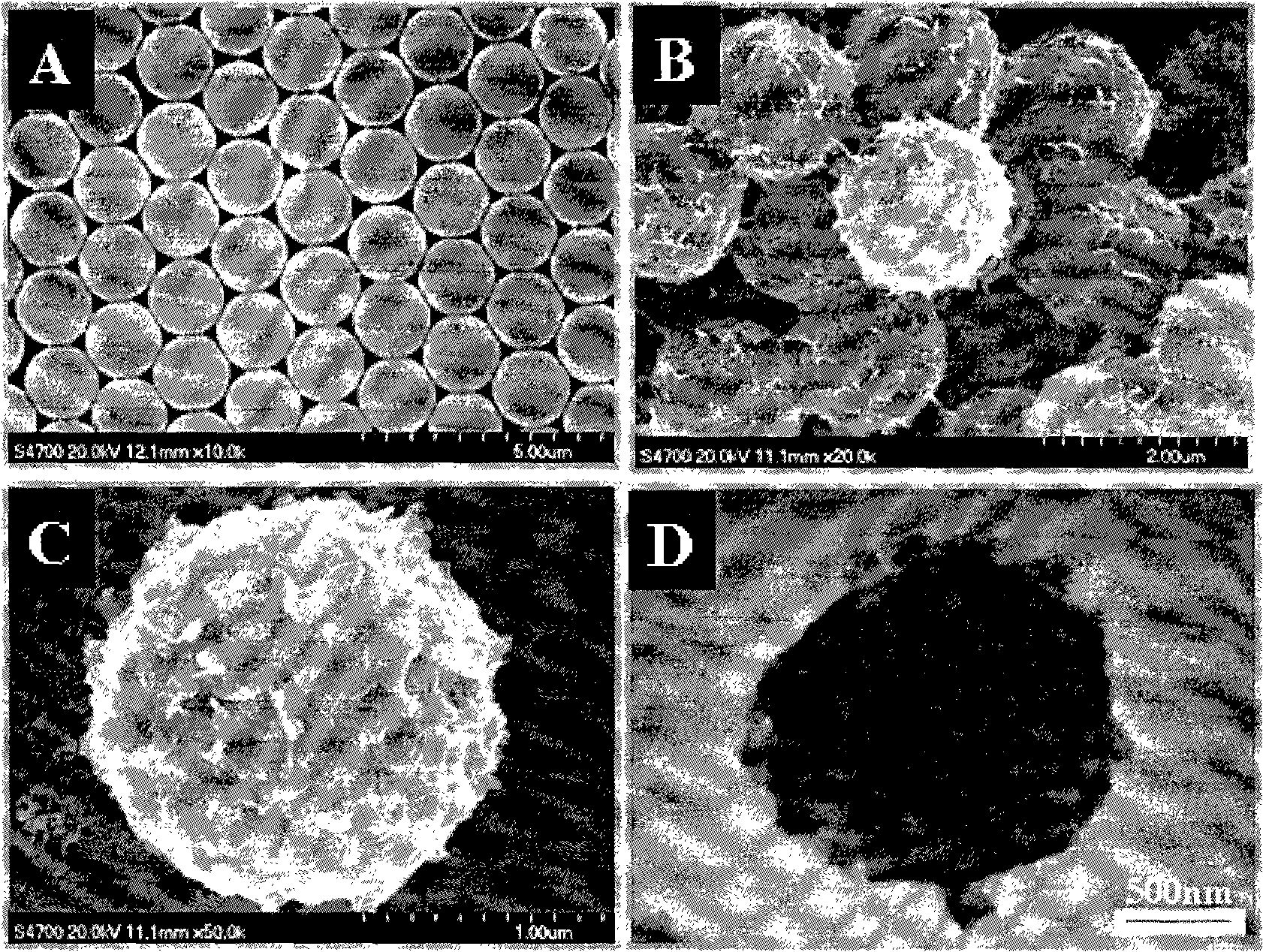 Spinel type ferrite magnetic hollow microsphere and preparation thereof