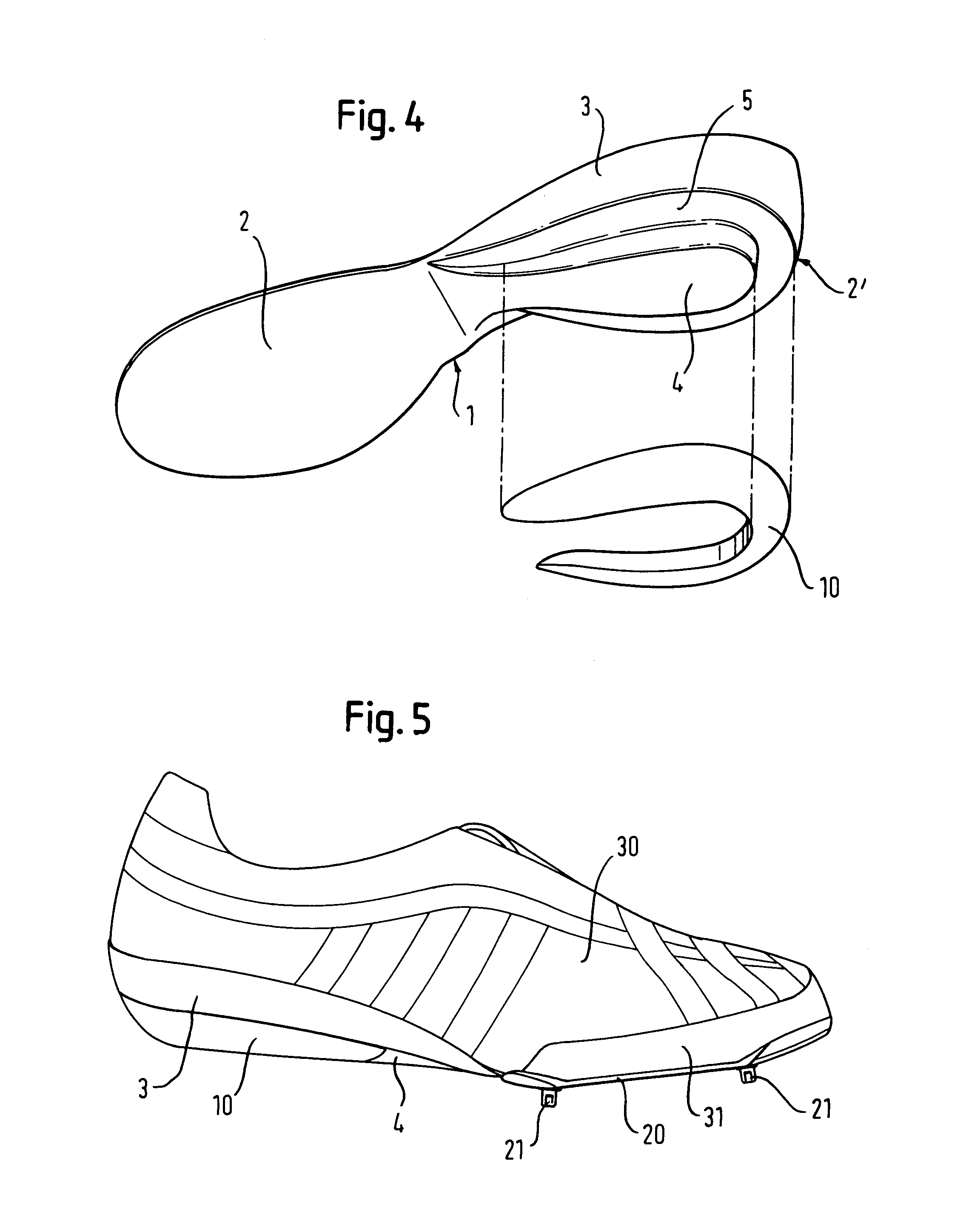 Plate for running shoe