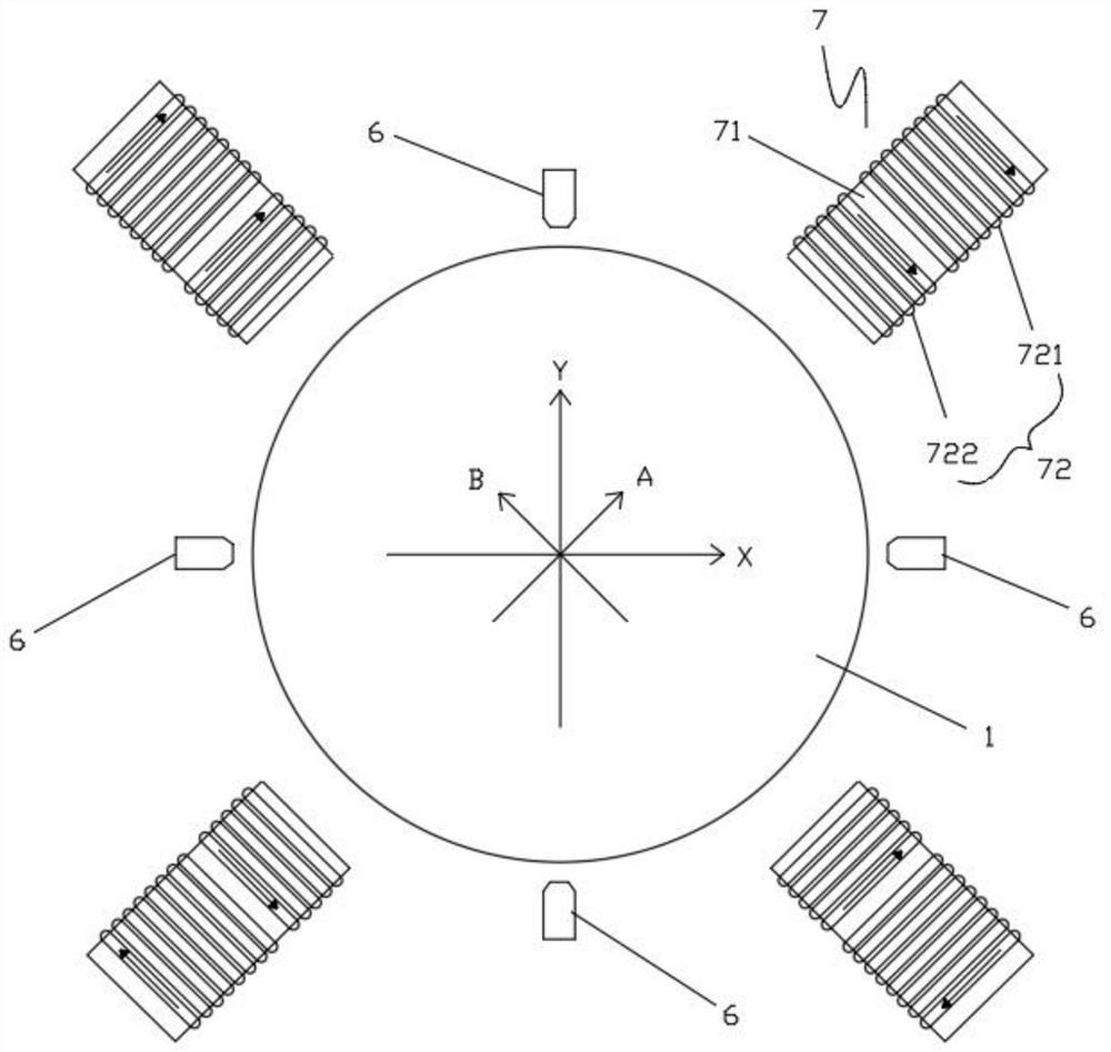 A method for controlling a magnetic suspension bearing system