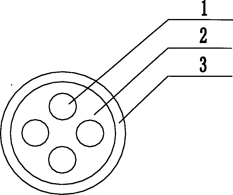 Stainless steel sheath power cable