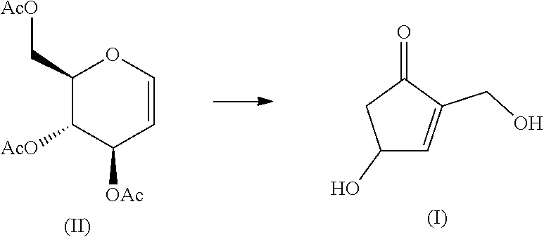 Production method for cyclopentenone derivative