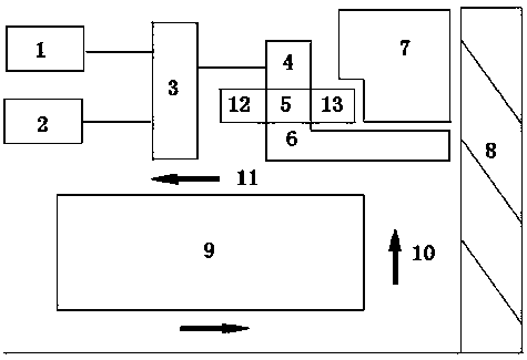 Application method for treating gas in upper corner of coal mine based on water vapor vortex fluid