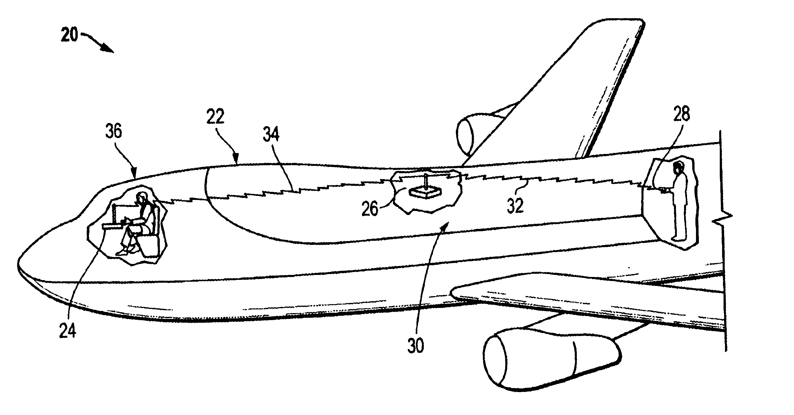 System and method for alerting a cockpit crew of terrorist activity