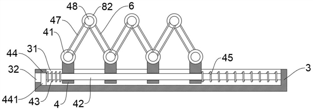 Wire inlet and outlet cabinet capable of bunching wires