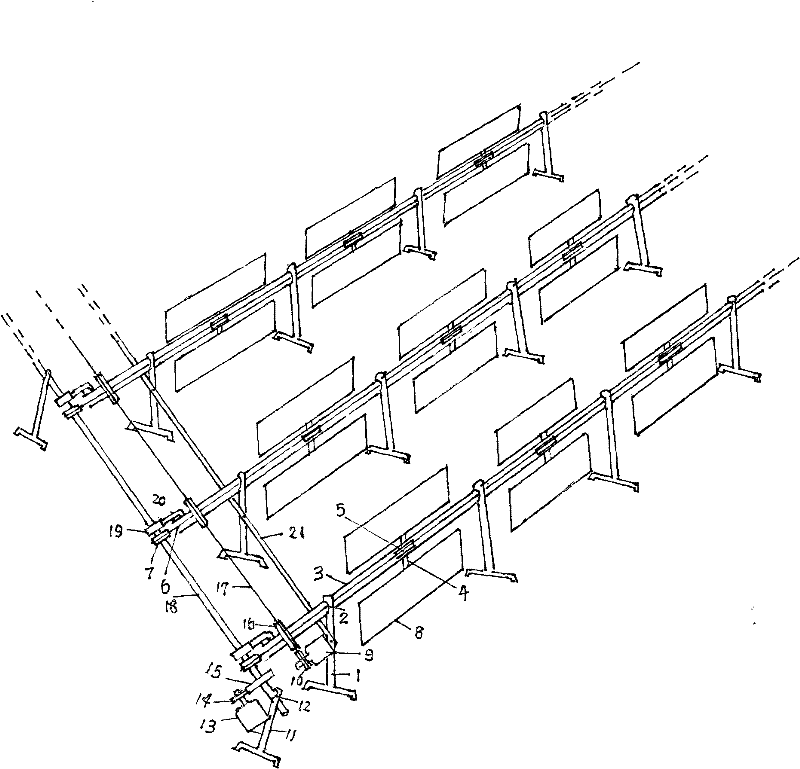 Photocell array tracking device