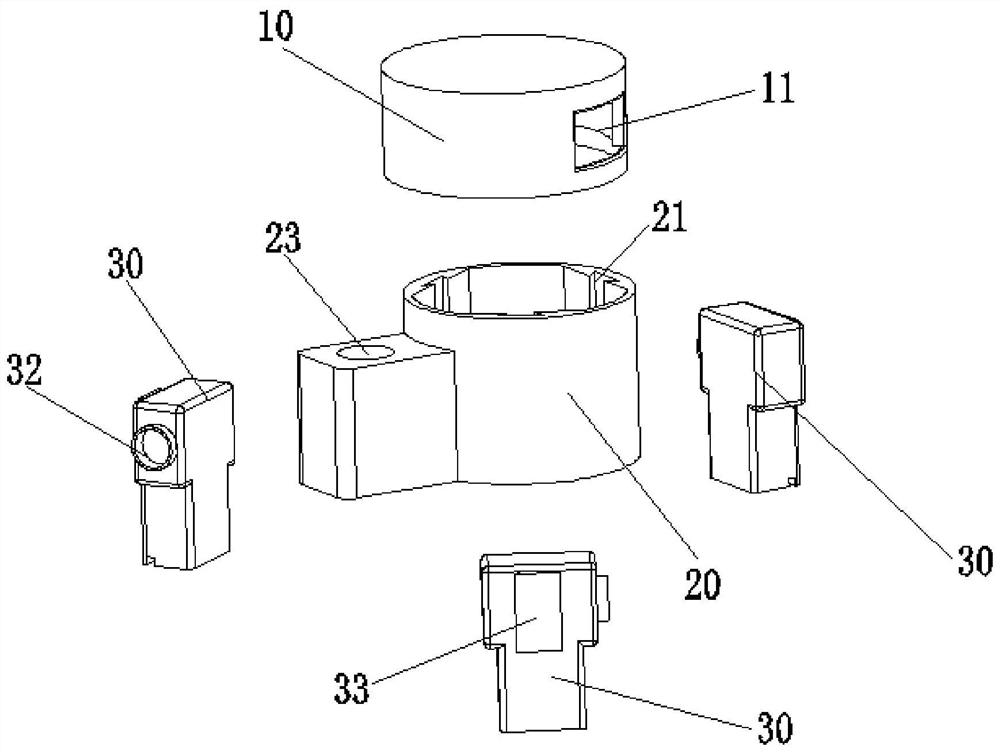 Anti-misplugging device for compressor wiring