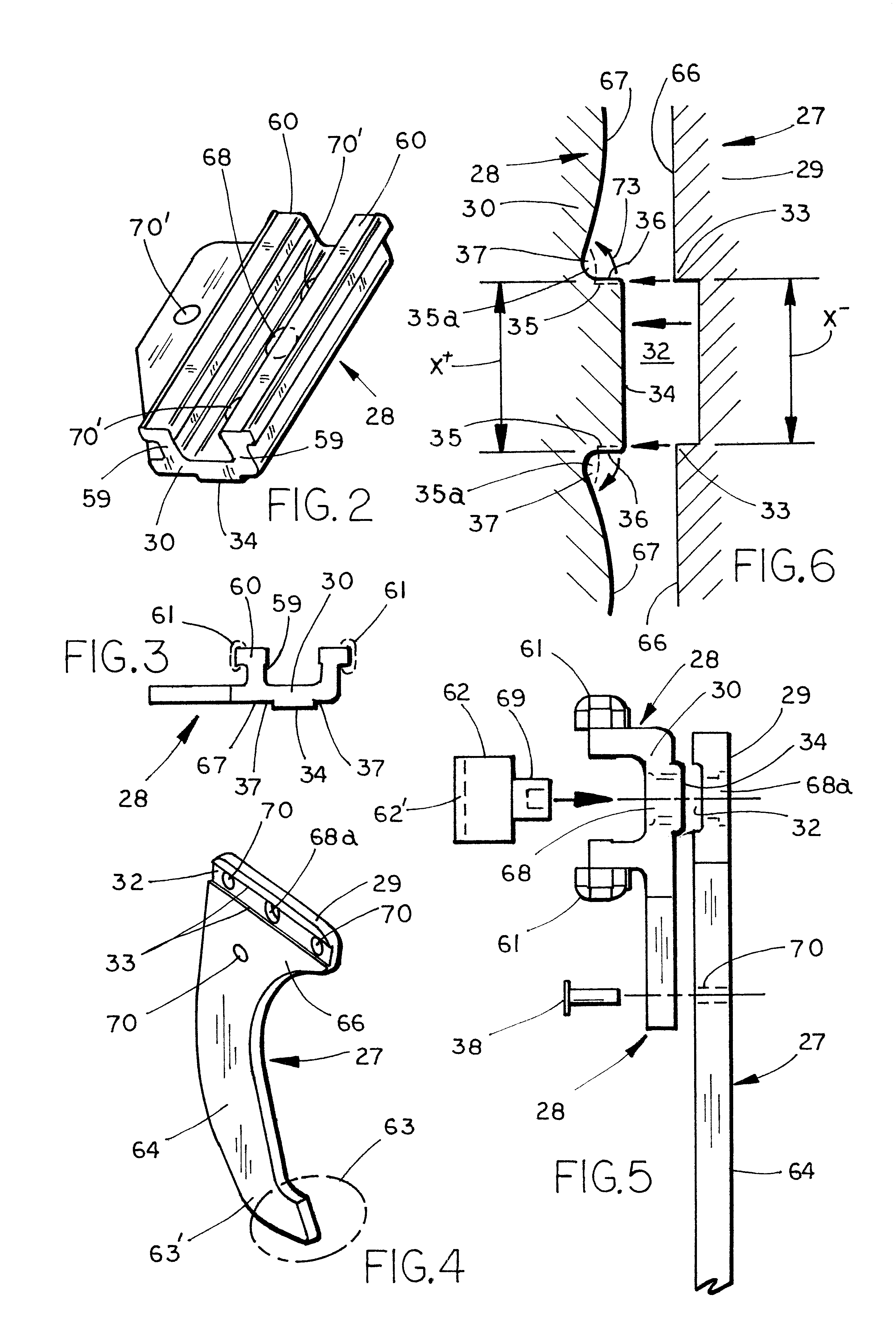 Pedal with tongued connection for improved torsional strength