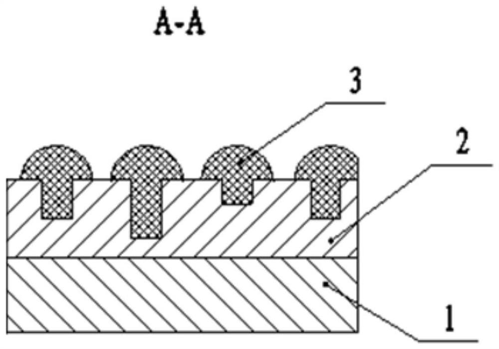 Wear-resistant structure without damaging matrix and preparation method of wear-resistant structure