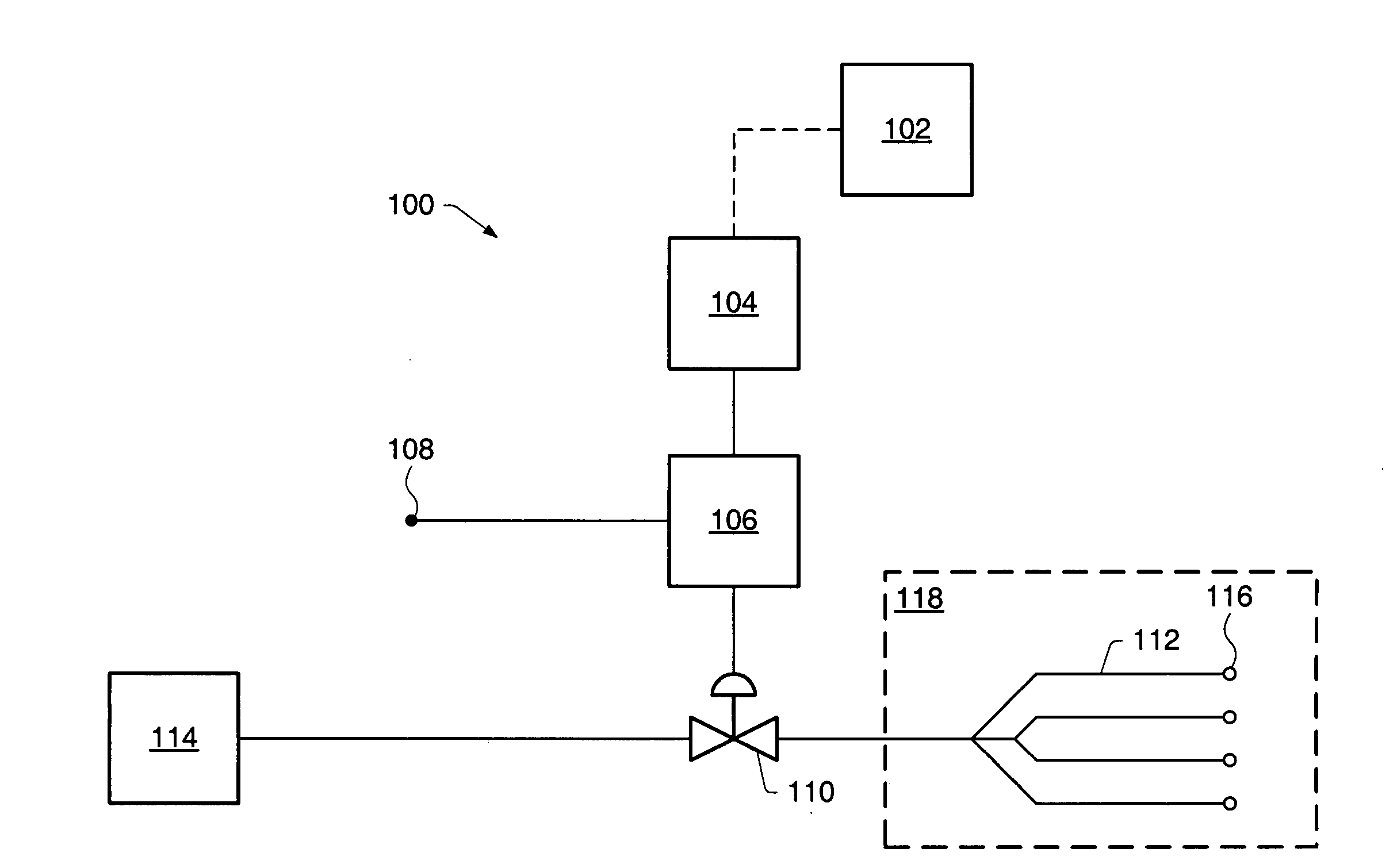 Water irrigation system with wireless communication and method of controlling irrigation