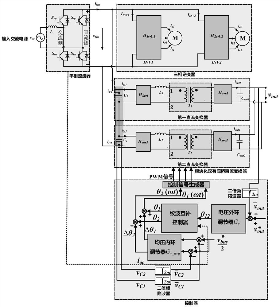 Low-frequency ripple suppression circuit