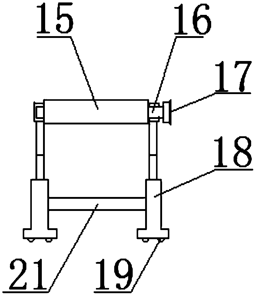 Feeding and heating device for automobile carpets