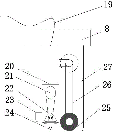 Cutting device with ash removing function