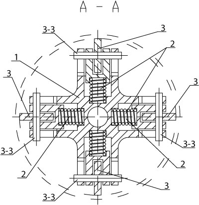 Roller type water injection well centering device