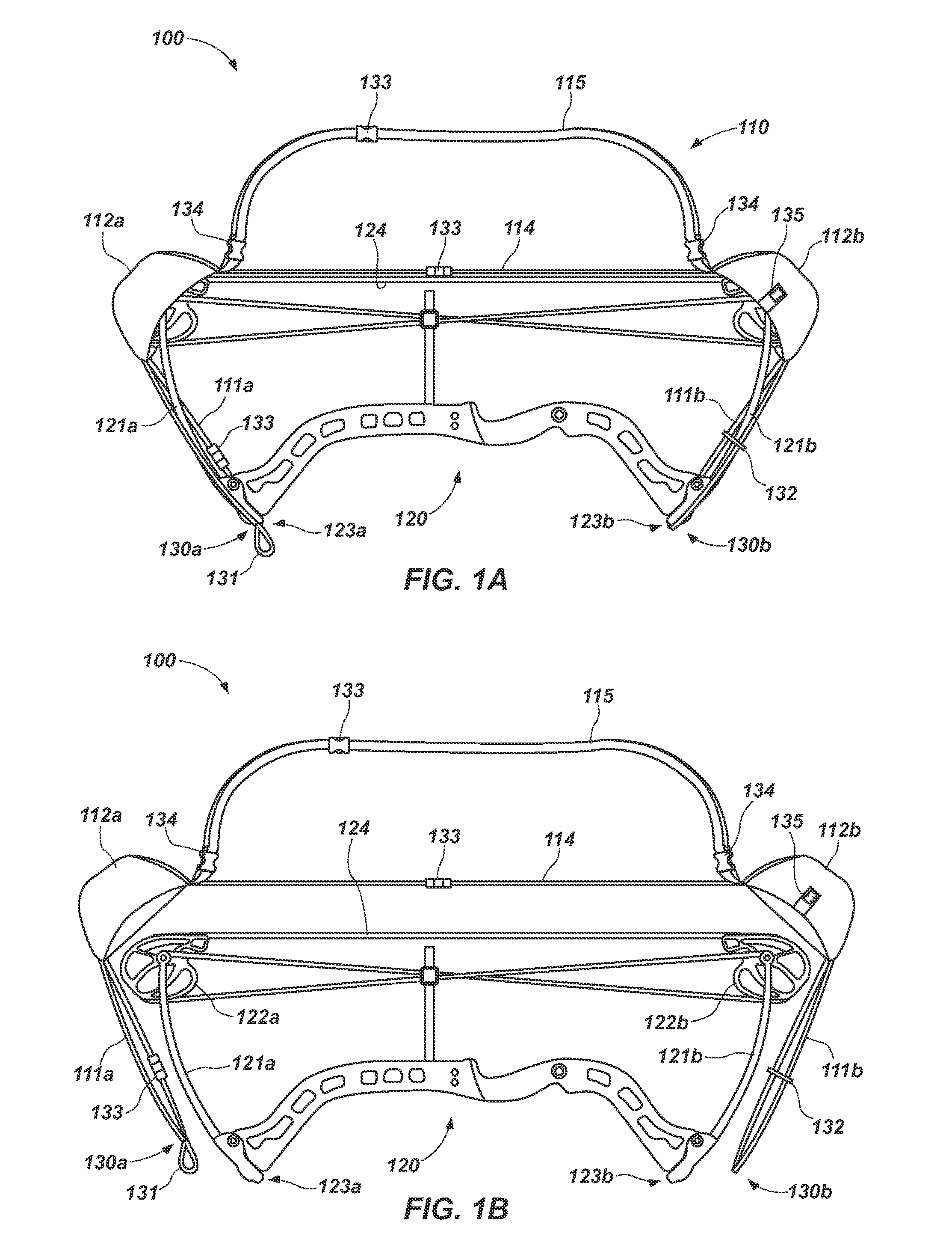 Archery compound bow cam cover and sling device, and related systems and methods