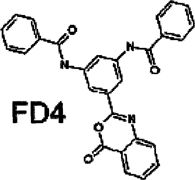 Application of benzamide derivative to preparing antitumor drug