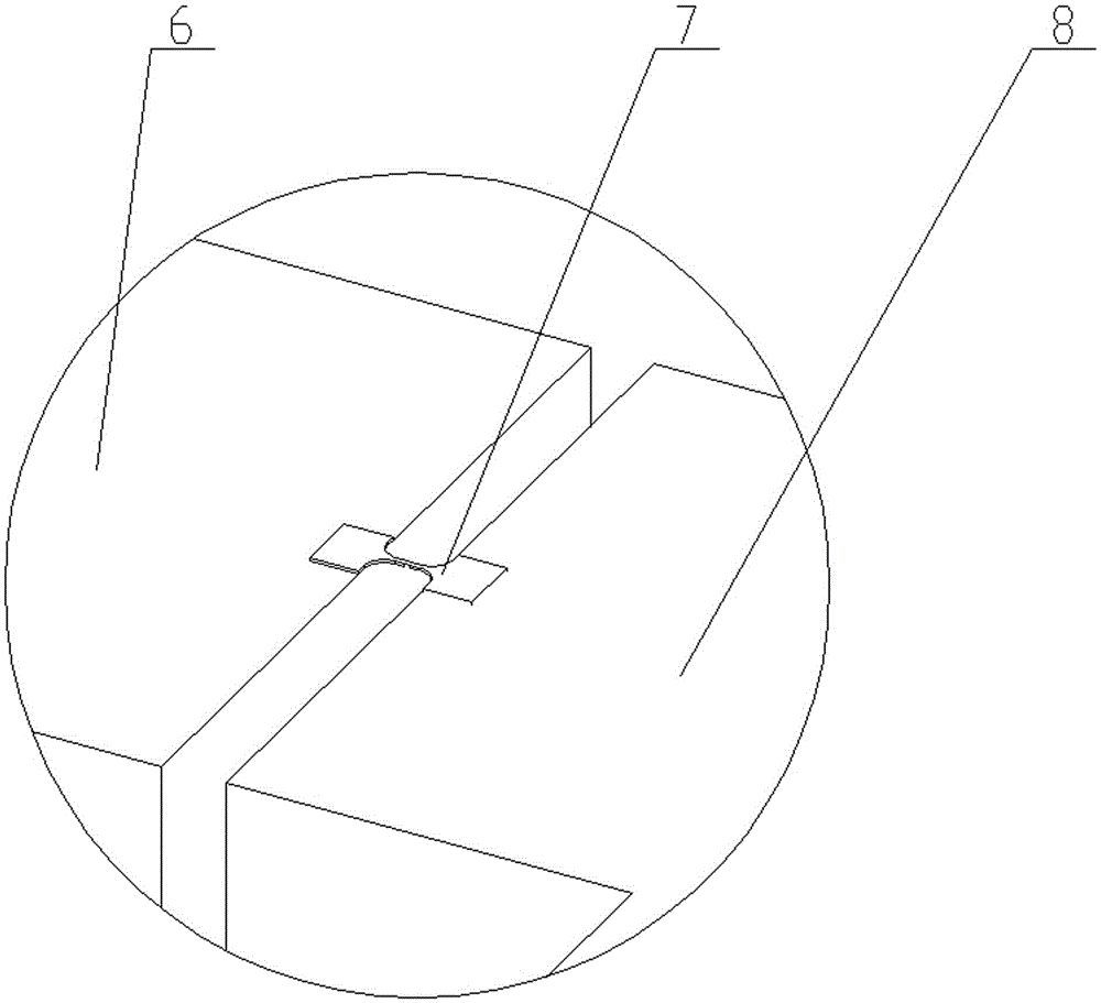 Micro-component tensile testing device