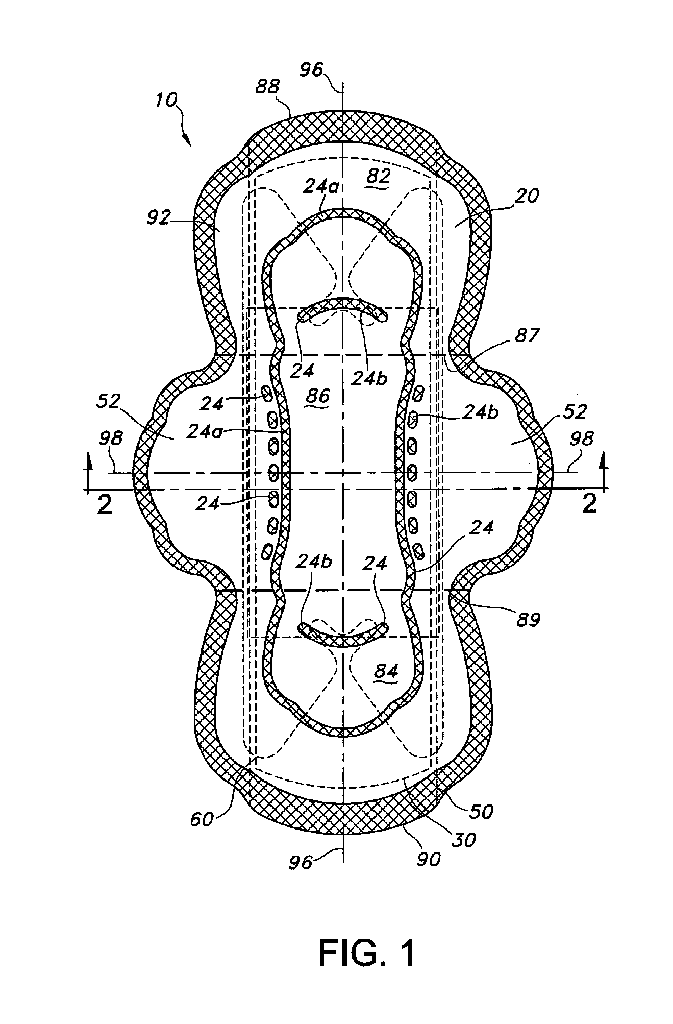 Absorbent Article with Stabilization Member
