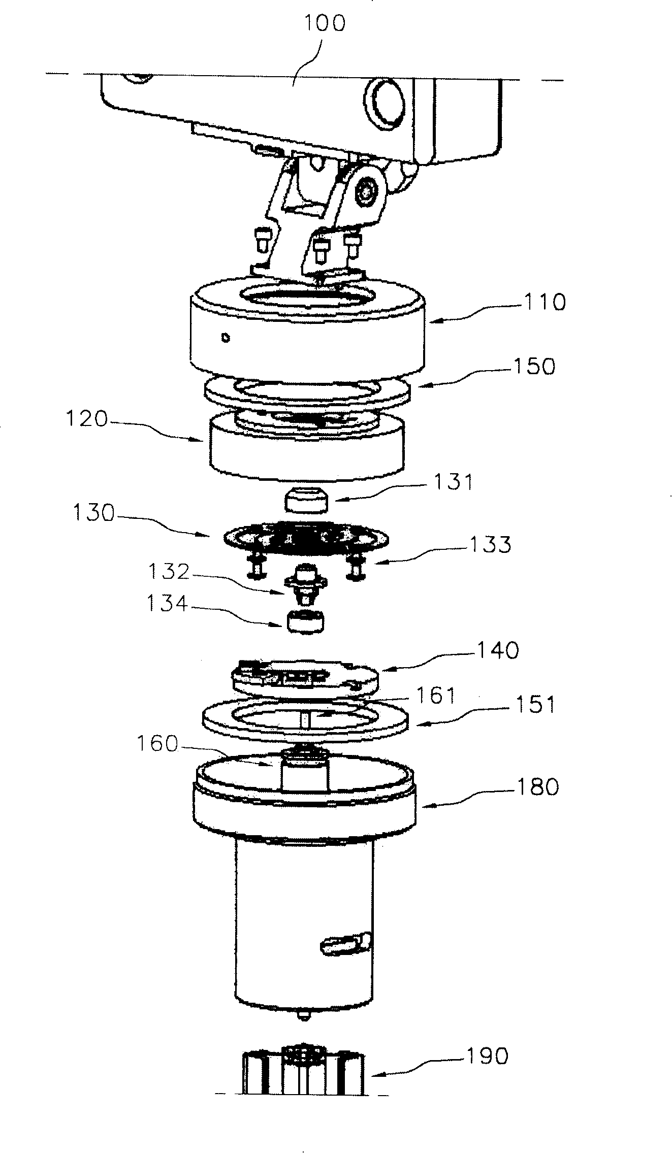 Photographic camera automatic rocking-pickup device