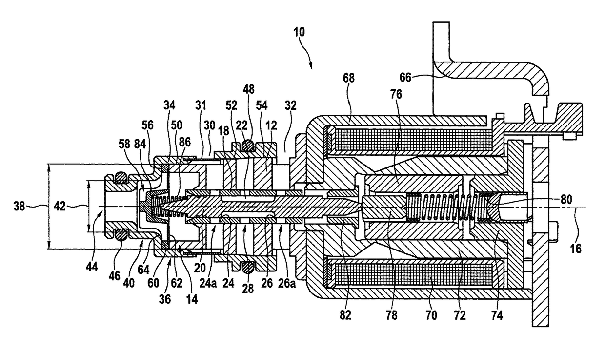 Slide valve, in particular for controlling a motor vehicle automatic transmission