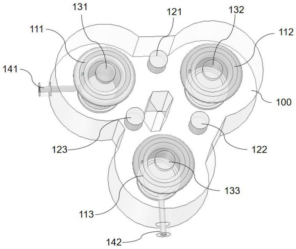 Inductive coupling components, cavity filters and communication RF equipment