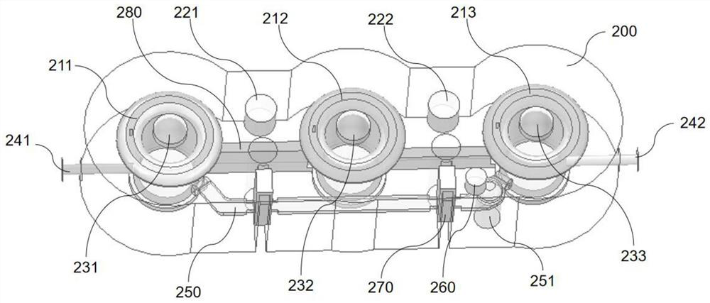 Inductive coupling components, cavity filters and communication RF equipment