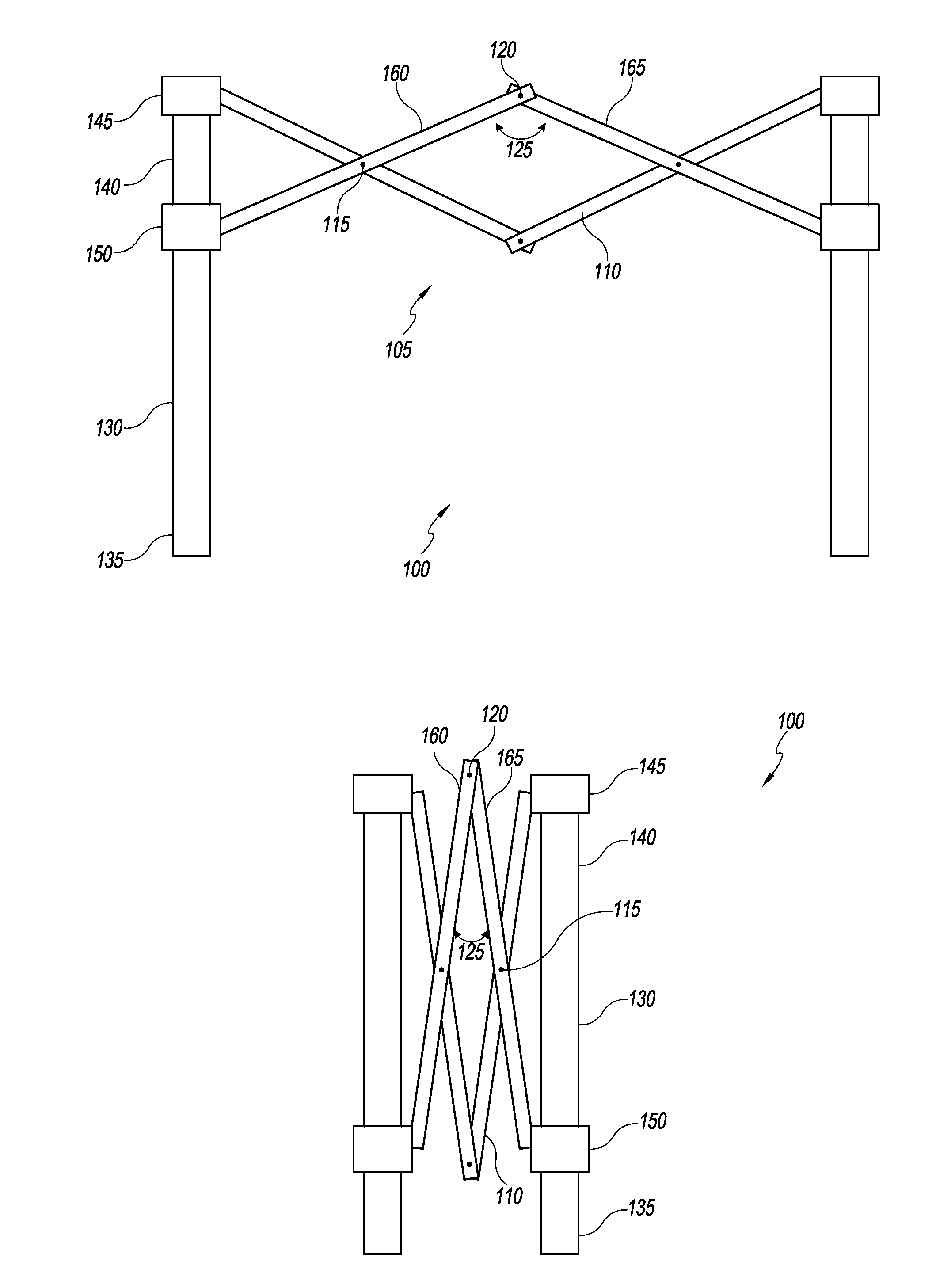 Canopy shelter link point