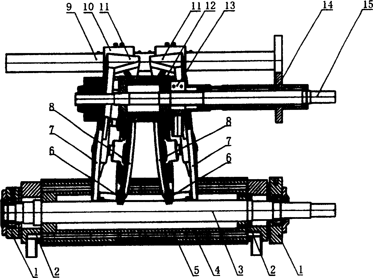 Device for cutting, extending and shifting elastic waistline