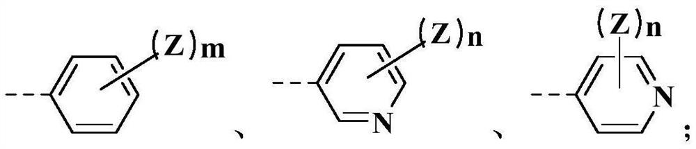 M-diamide compound and application thereof