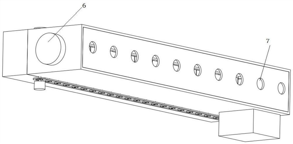 Air intake box for automobile air conditioning system