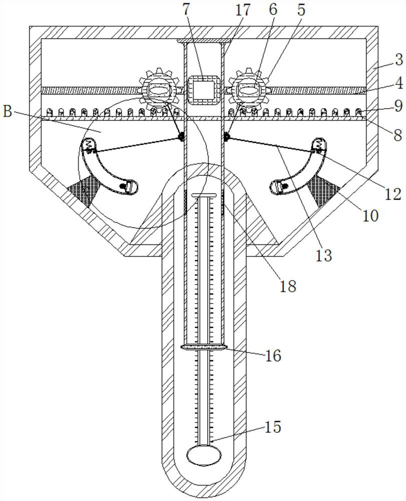 Automatic protection device for preventing mildewing of feed storage bin