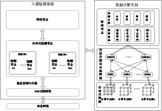 Intrusion detection system based on brain-like calculation