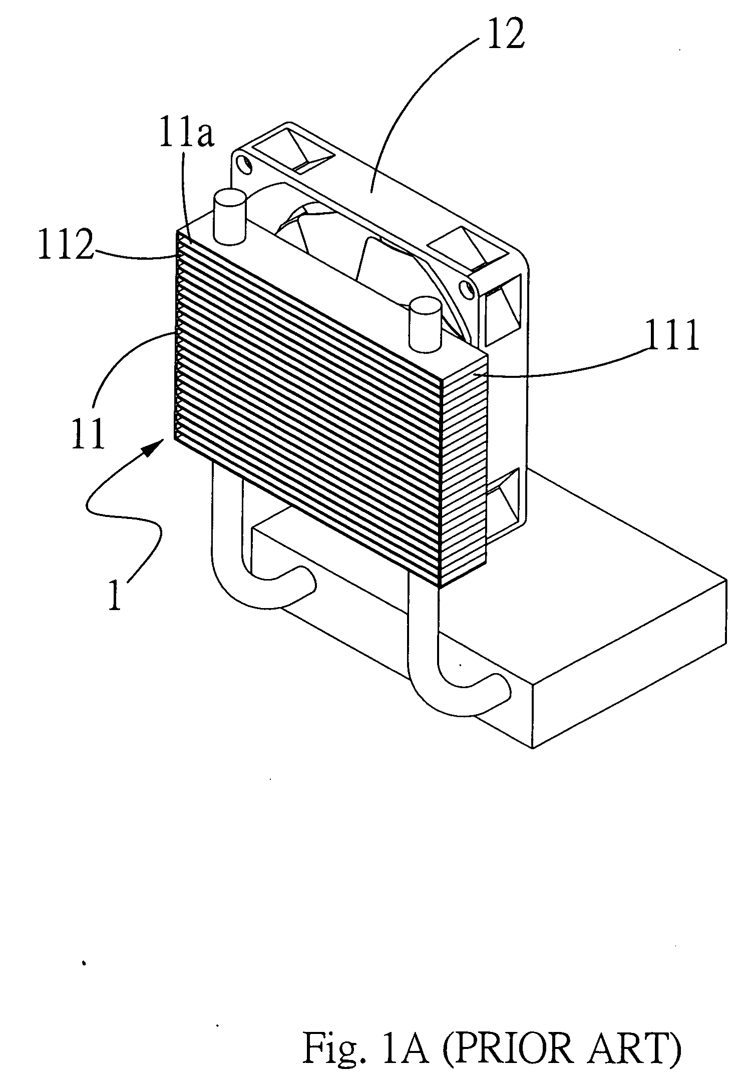 Radiating fin assembly and thermal module formed therefrom