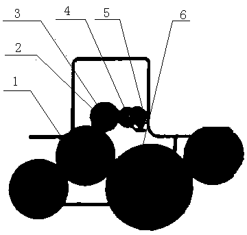 Varnish group printing device for optically variable anti-counterfeiting ink offset printing and offset printing on-line printing method