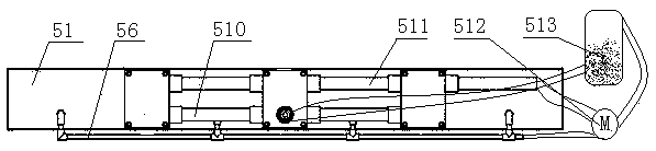 Varnish group printing device for optically variable anti-counterfeiting ink offset printing and offset printing on-line printing method