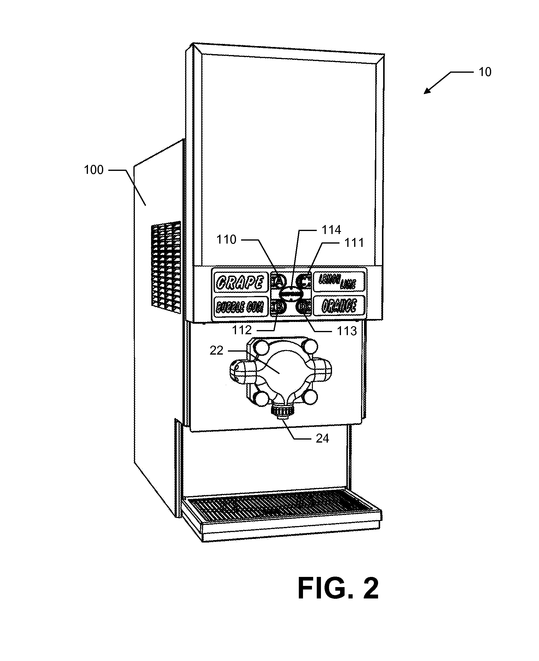 Multi-ingredient food dispensing machine