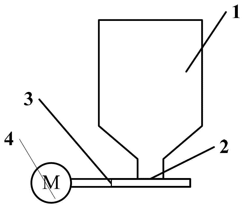 Automatic weighing method in material conveying