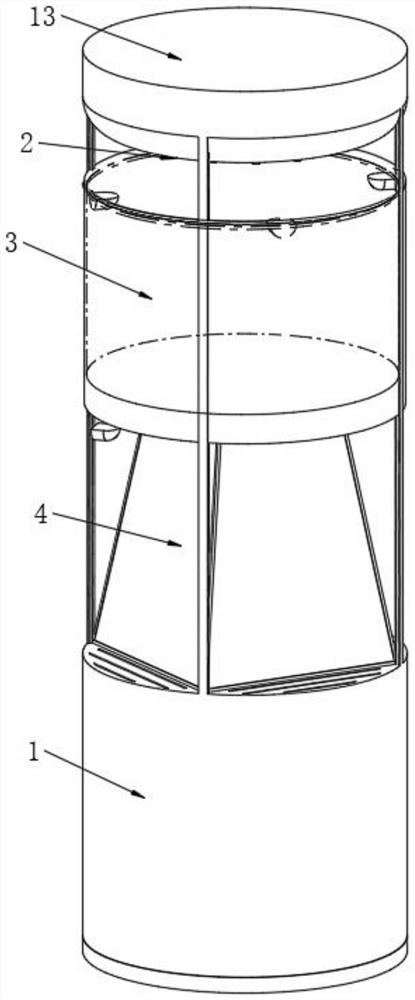 Angle-adjustable exhibition stand