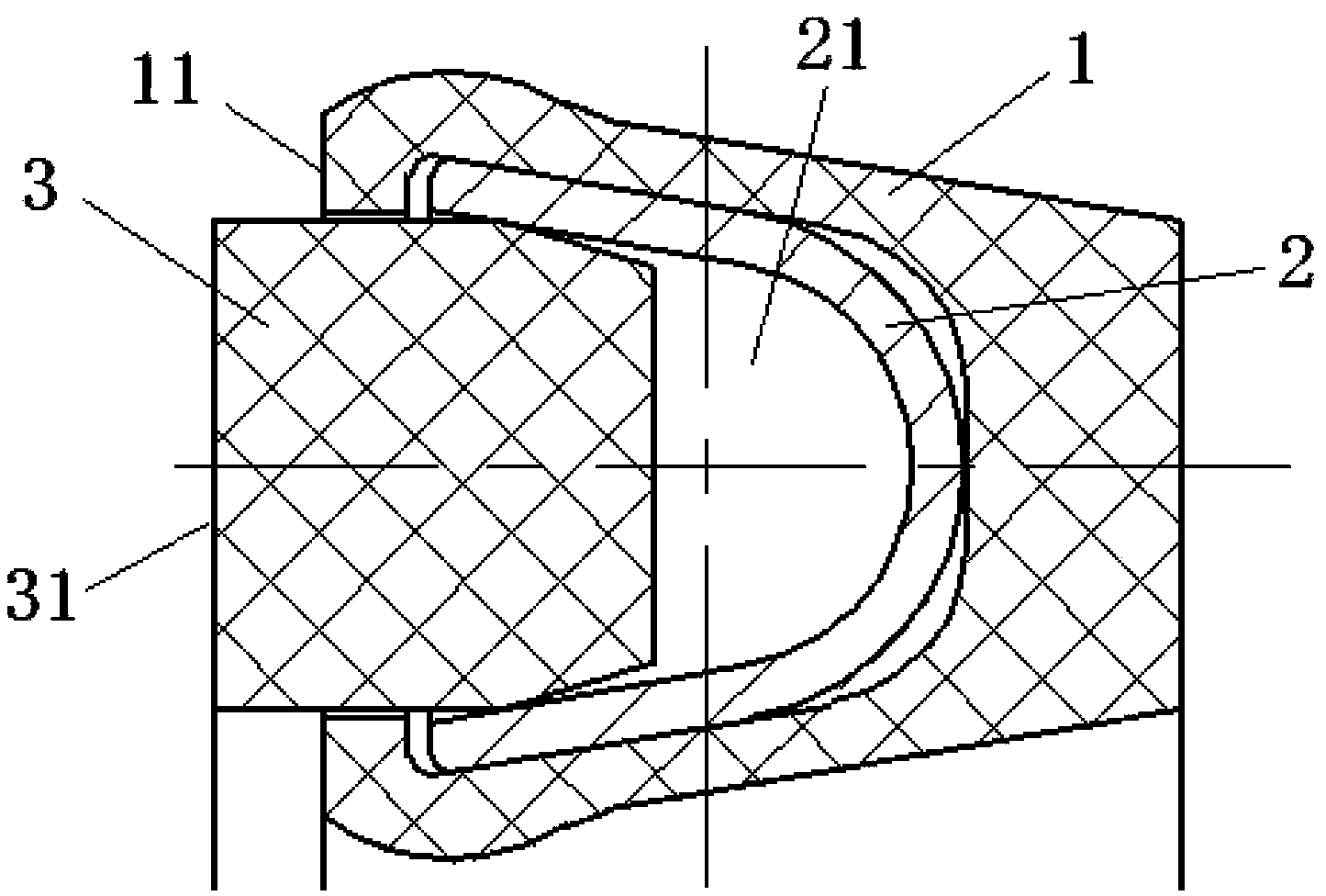 U-shaped spring energy accumulation pressurizing sealing ring