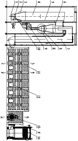 A circulating fluidized bed boiler with organic heat carrier steam and hot air combined heat and power cogeneration