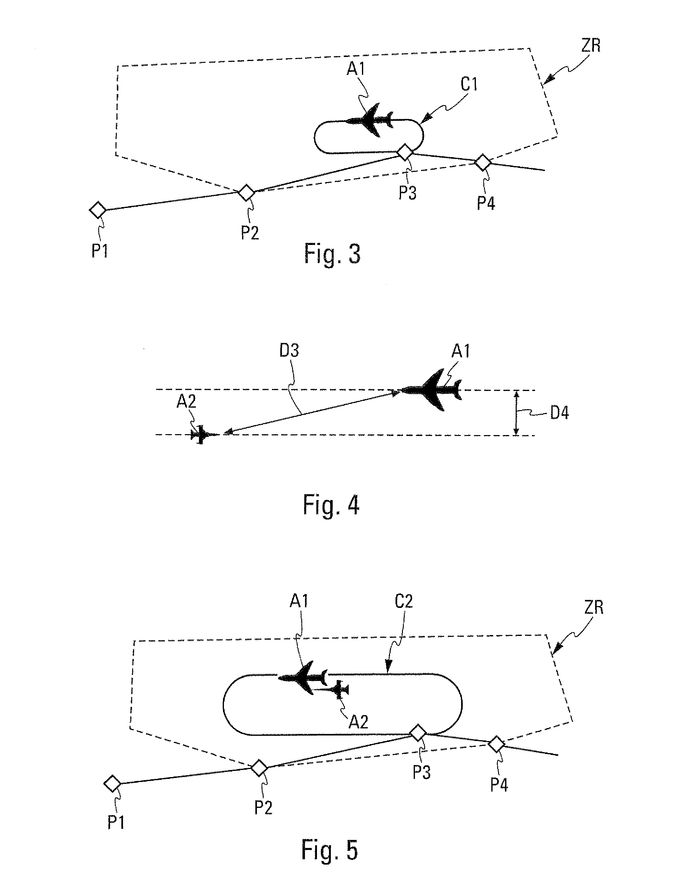 Assistance process and device for managing an in-flight refueling