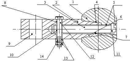 Spherical hammer head of combined crusher and manufacturing method thereof
